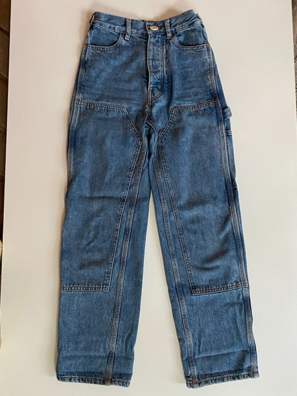 Jesse Kamm Patch Front Jeans, Size 0